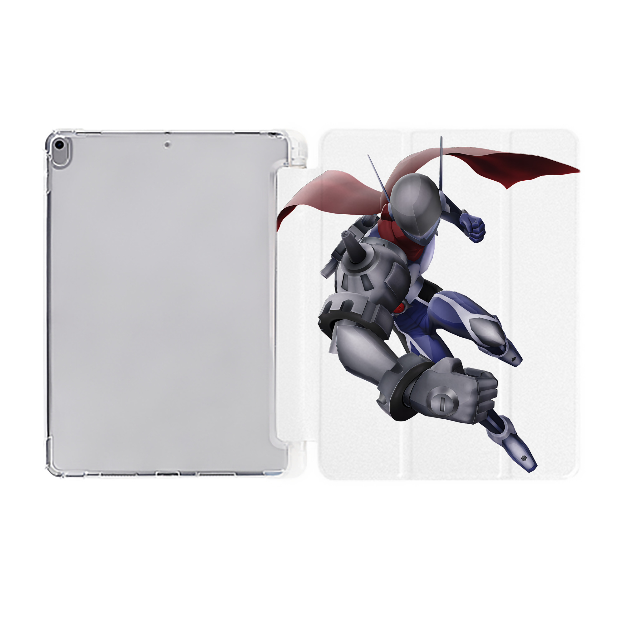 （画像用） Digimon デジタルモンスター/デジモン IPad ケース ペン収納付き 三つ折りスタンド PUレザー×シリコン 対応機種9.5/10.5/10.9インチ